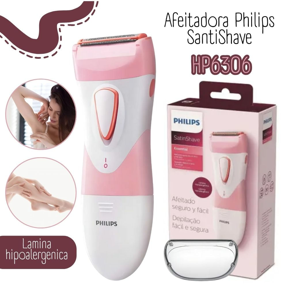 AFEITADORA PHILIPS SANTISHAVE ESSENTIAL HP6306