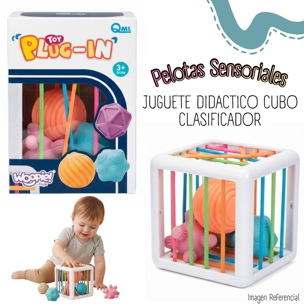 JUGUETE DIDÁCTICO CUBO CLASIFICADOR M3A-1
