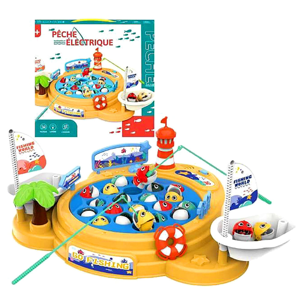 Juego De Pesca Magnetica Musical y Luz