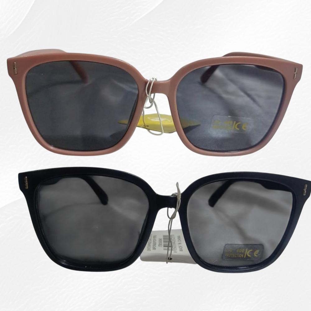 Lentes de Sol Niñas Pack 2 Unid. Marco de Colores Negro y Mauve