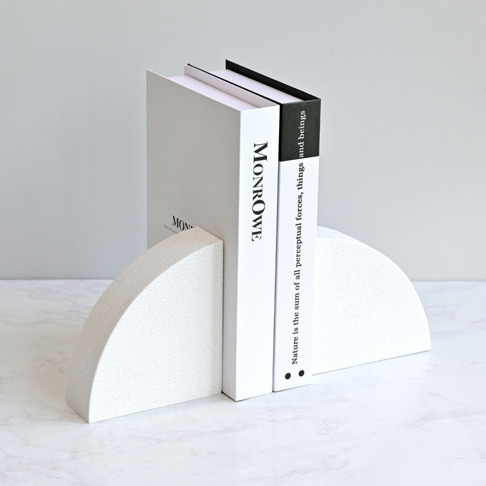 Set X2 Soporte Para Libros Blanco 14Cm