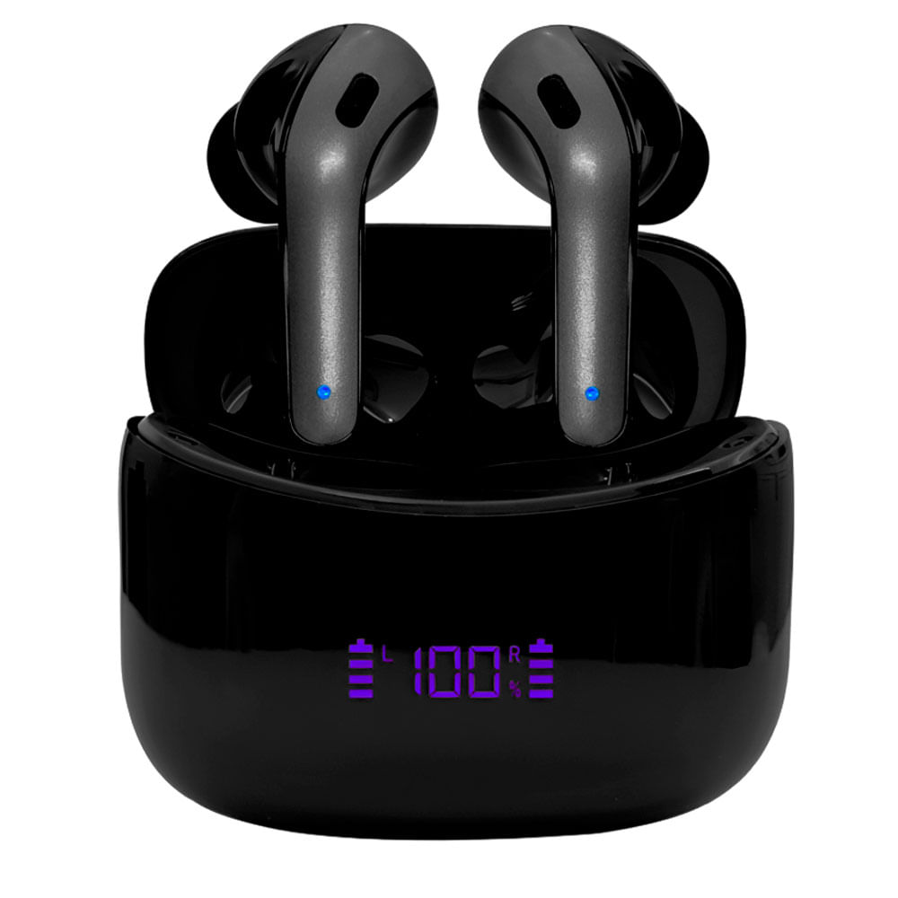 Audífonos Inalámbricos TEROS TE-8074N Bluetooth TWS  Negro