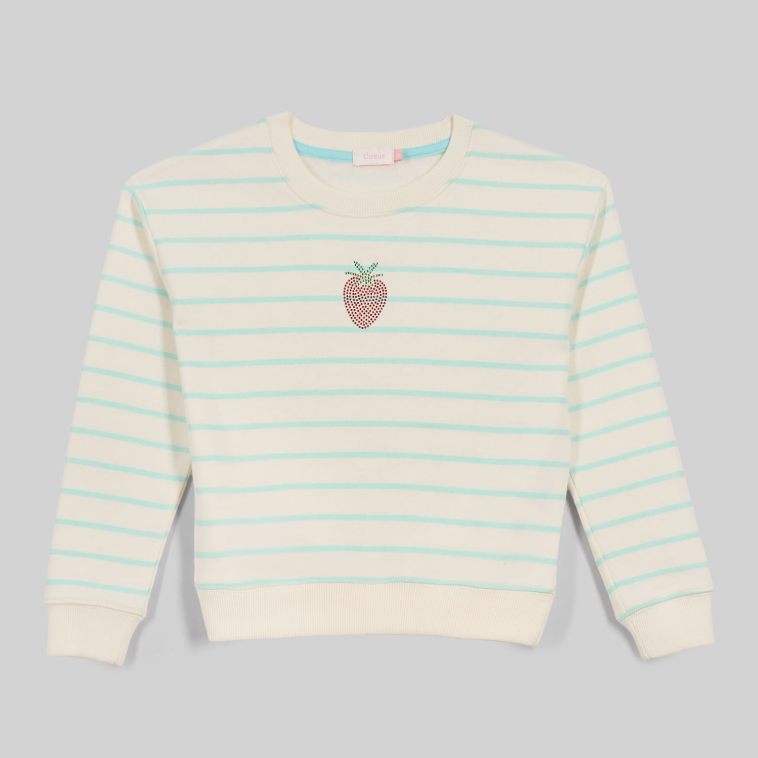 Polera Para Niña Circus Rayas Brillos