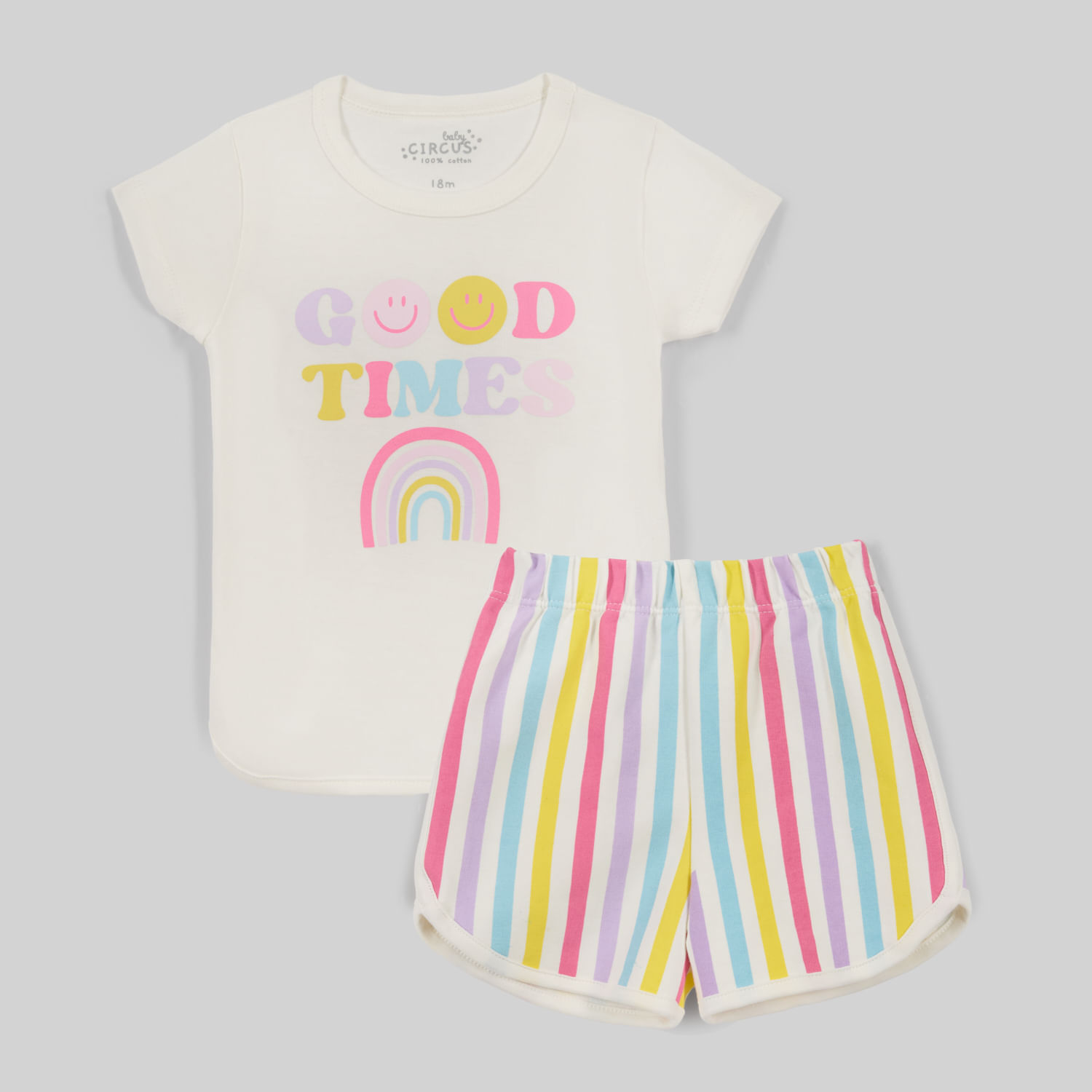 Conjunto Para Bebe Niña Baby Circus New Vuelos Jh