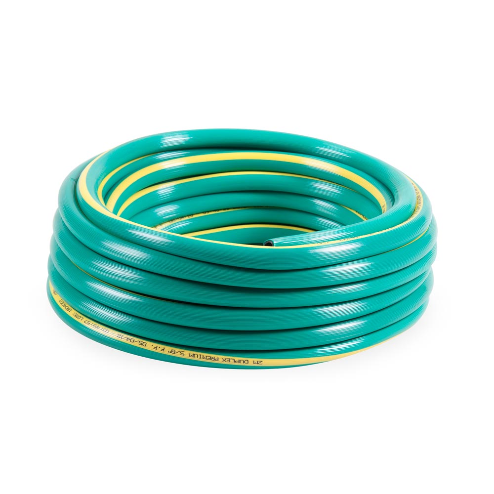 Manguera 2M Duplex Premium 5/8"" x 15 metros Verde/Amarillo