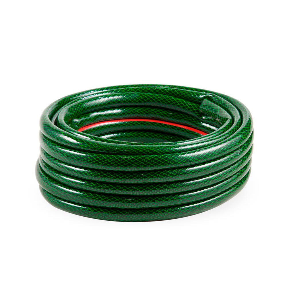 Manguera 2M Reforzada 5/8"" x 25 metros Verde/Rojo