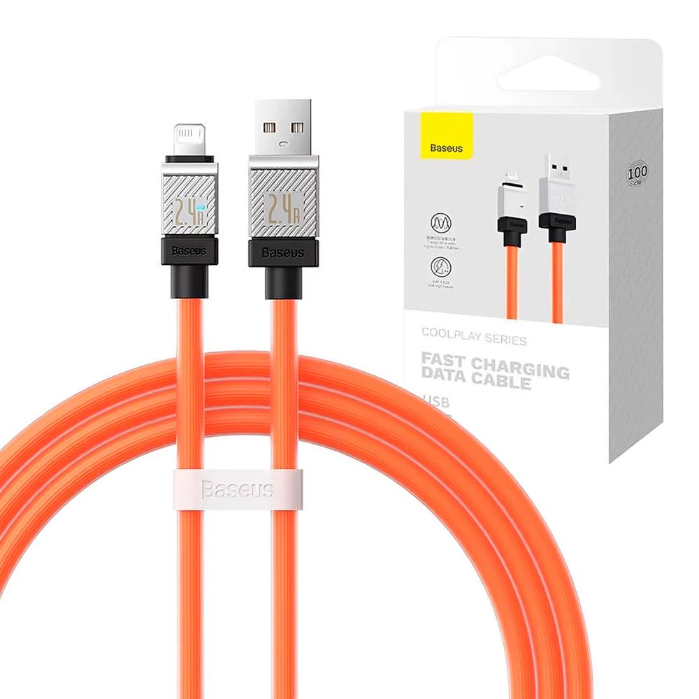 Cable Baseus Usb A - Lightning Ipad Iphone Cargar Rapida 1m