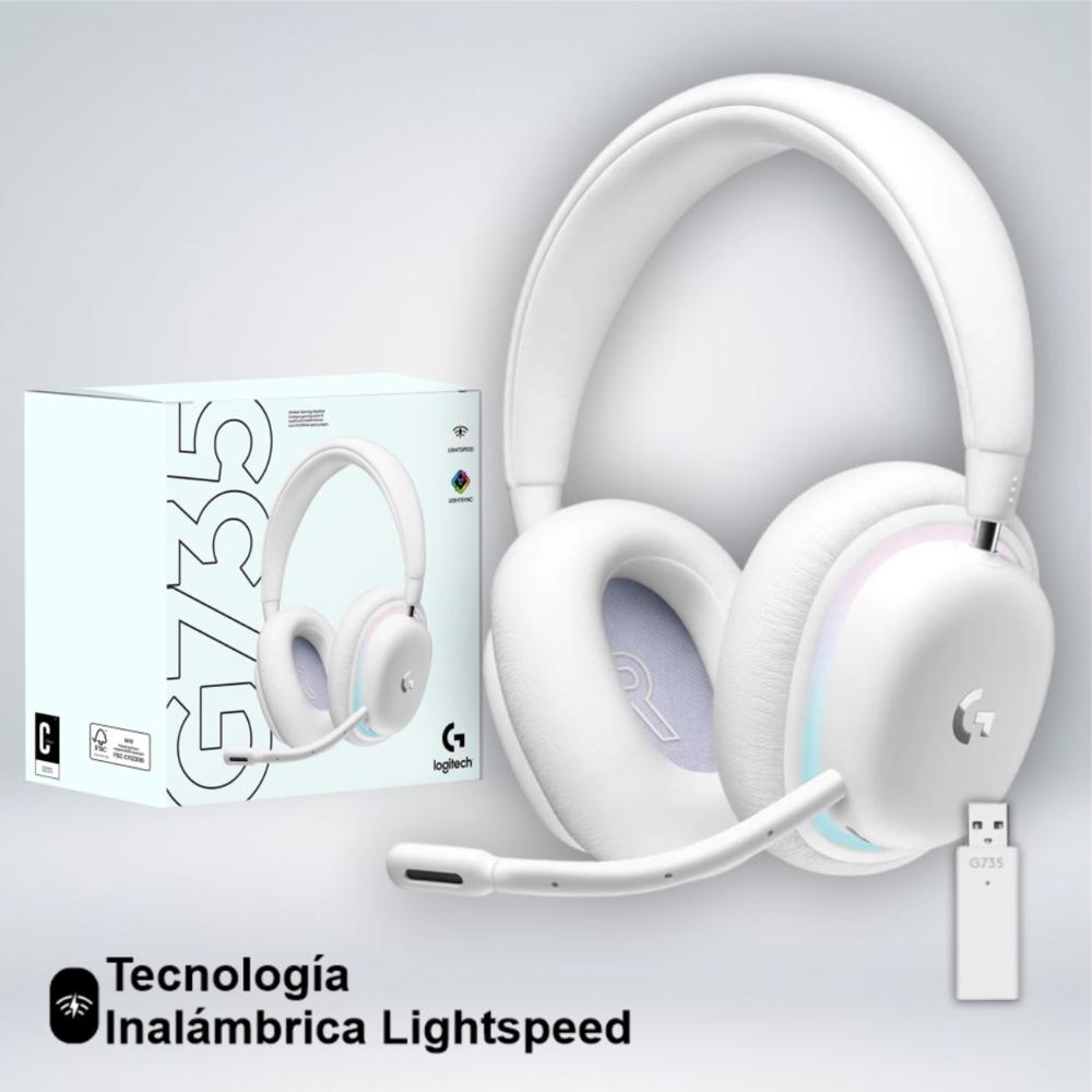 AUDIFONO G735 LIGHTSPEED BT LIGHTSYNC RGB DOLBY ATMOS Blue