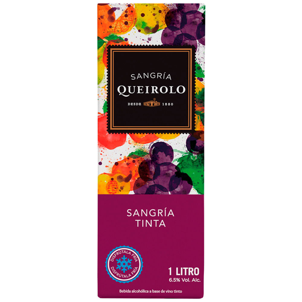 Sangría QUEIROLO Tetrapack Caja 1L