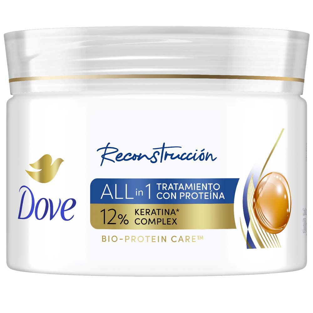 Tratamiento Capilar con Proteína DOVE Reconstrucción Frasco 300g Tratamiento Capilar con Proteína DOVE Reconstrucción Frasco 300g