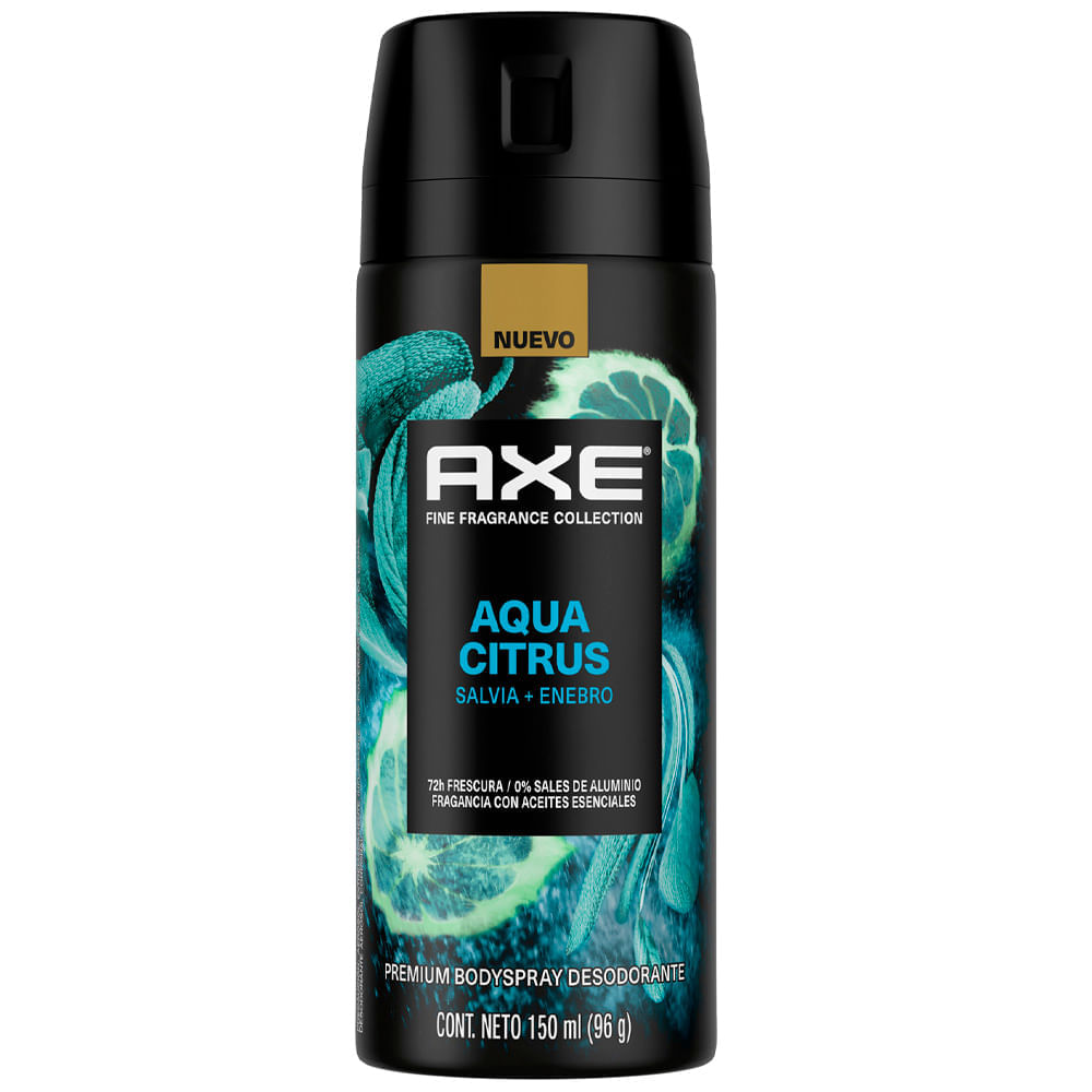 Desodorante para Hombre en Aerosol AXE Aqua Citrus Frasco 150ml