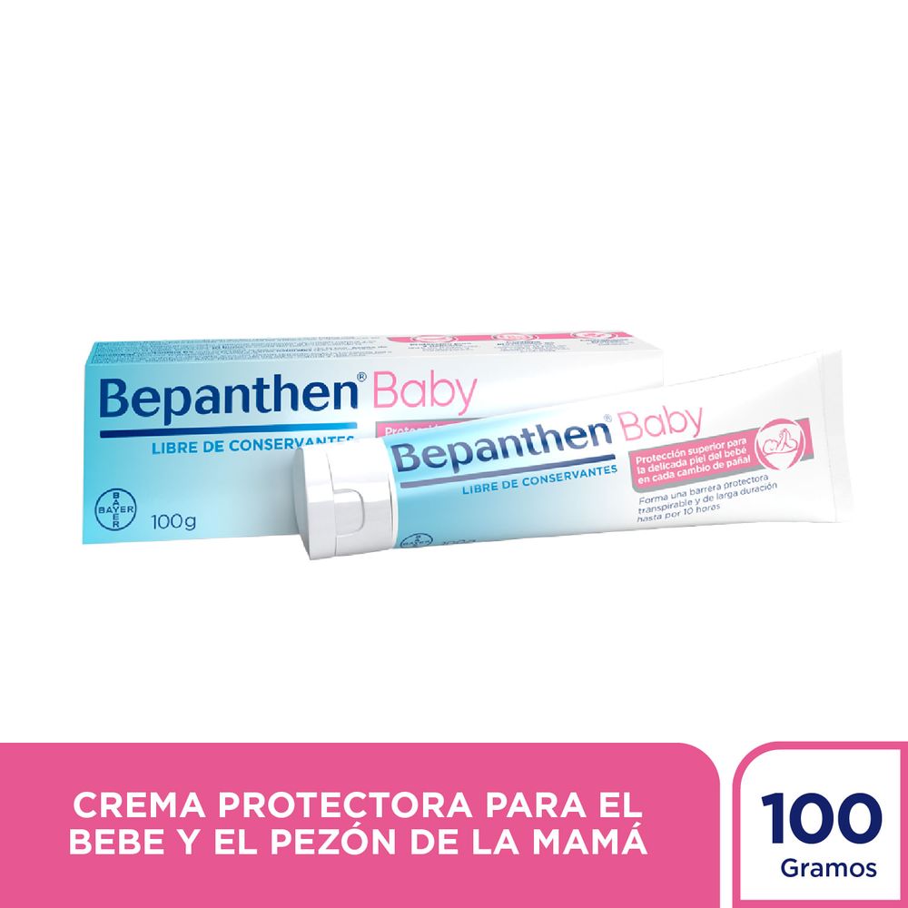 Crema Antiescaldaduras BEPANTHEN Baby Tubo 100g Crema Antiescaldaduras BEPANTHEN Baby Tubo 100g