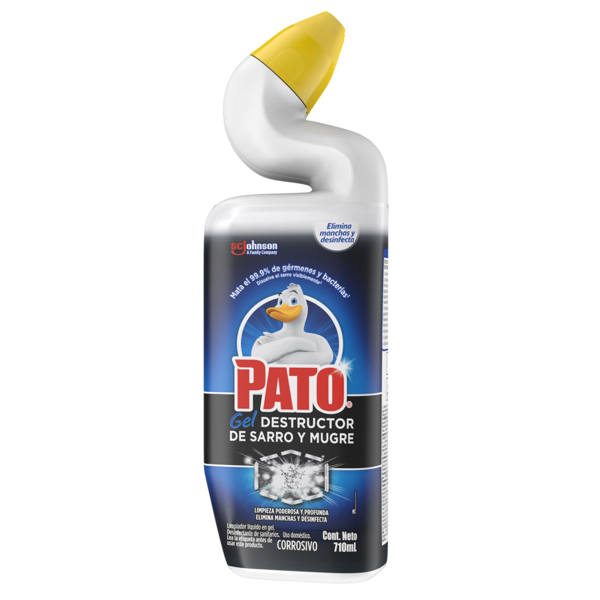 Desinfectante Baño PATO Líquido Destructor Sarro y Mugre Frasco 710ml