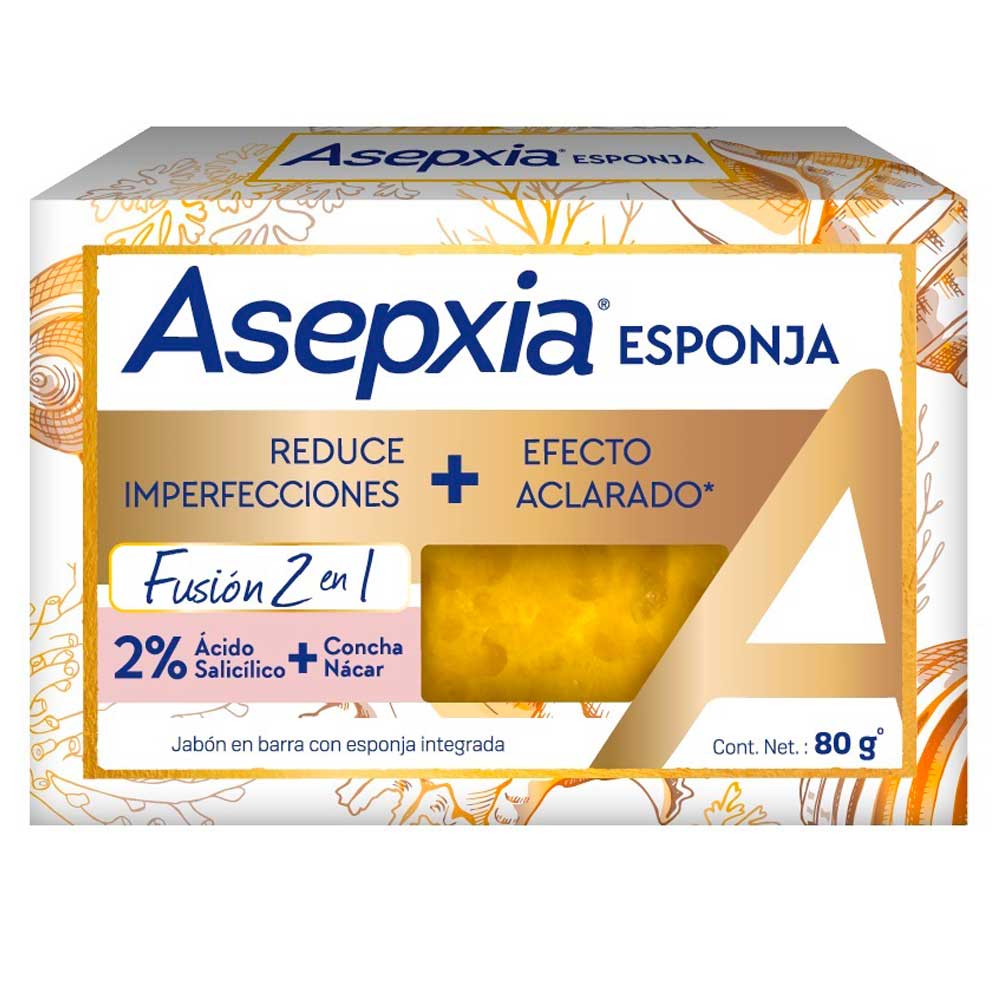 Jabón ASEPXIA Esponja 80g