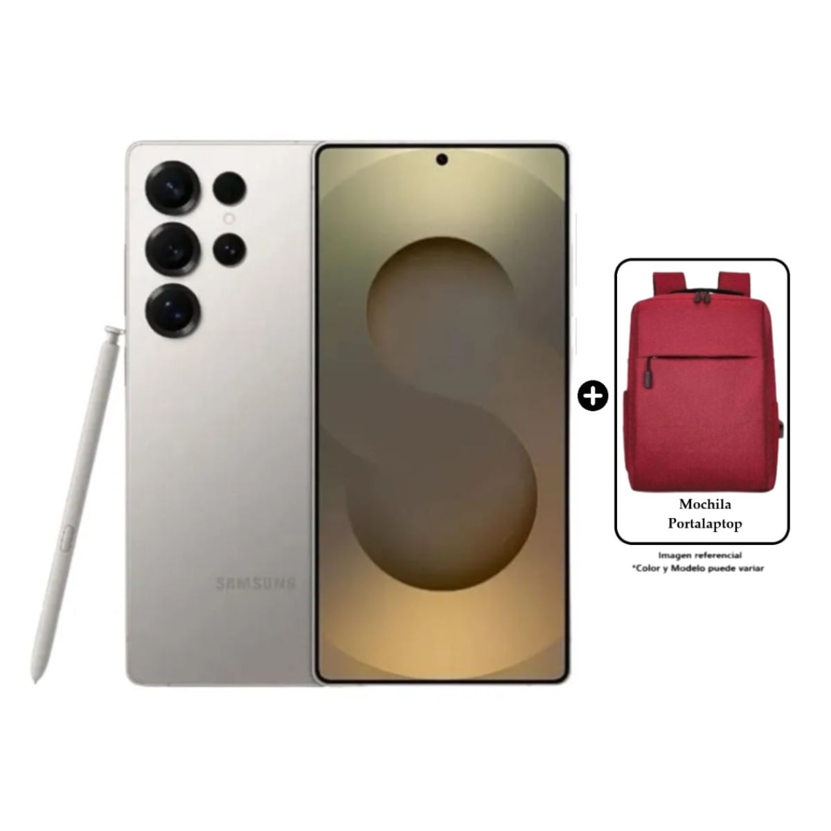 Samsung Galaxy S25 Ultra 512GB 12GB RAM Titanium Gray más Mochila Aleatoria