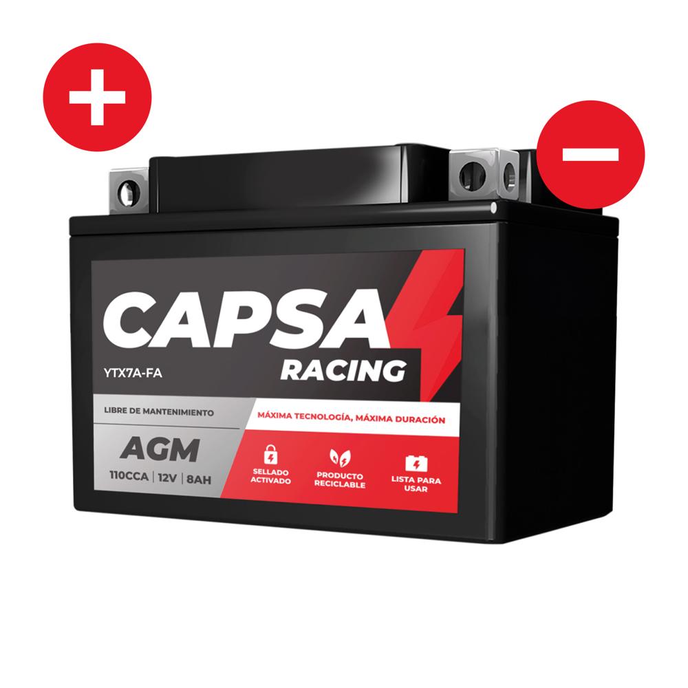 Batería para moto lineal YTX7A-FA