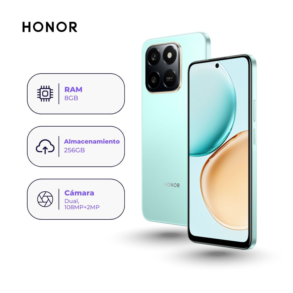 Honor X7d 256GB 8GB Ram Color Azul