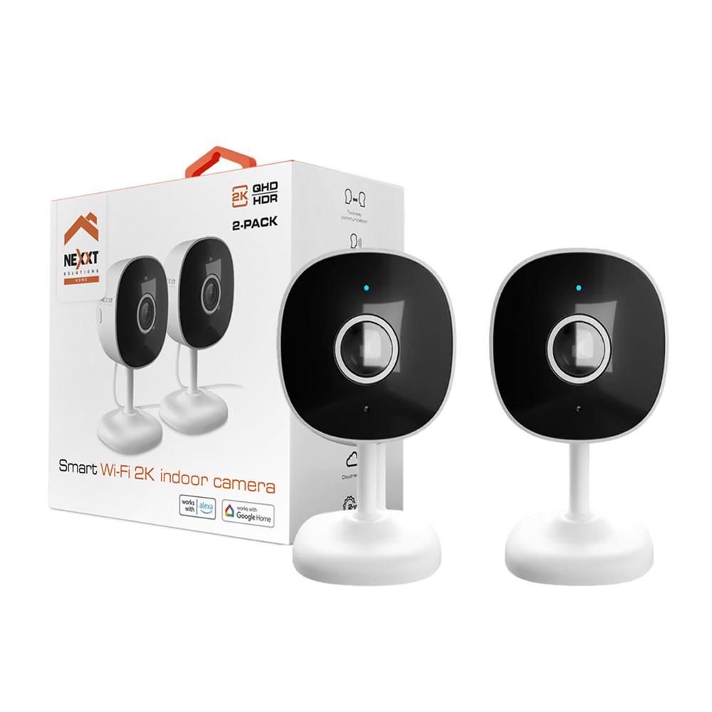 Cámara Vigilancia NHC-I710 2 PACK 3MP Nexxt Interior Visión Noche Deteccion movimiento