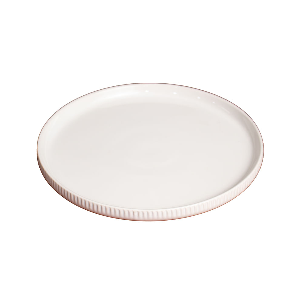 SETX4 PLATOS BLANCO 22CM CERAMICA