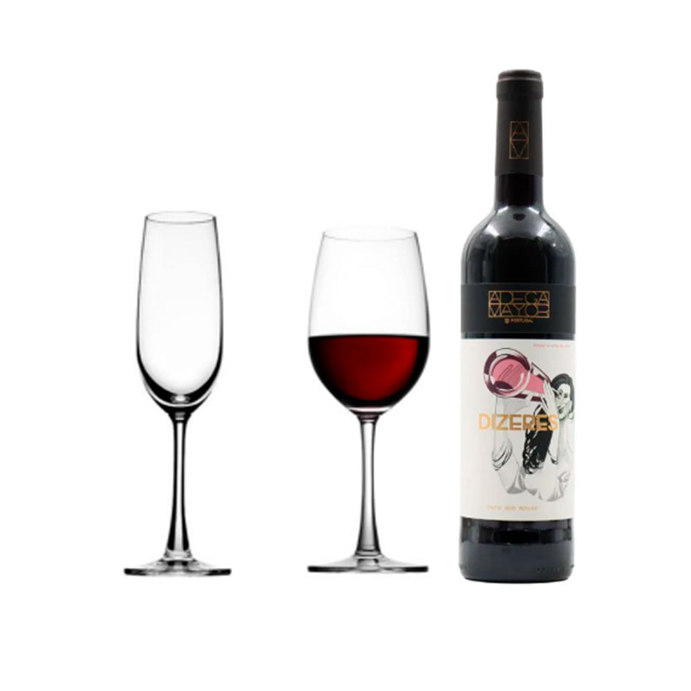 Set Copas Ferrand x 12 Unid Vinium x 6 Champagne x 6 Special Vino Dizeres Tinto