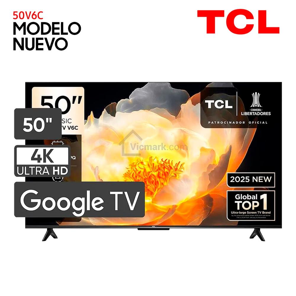 Televisor TCL 50 Pulg LED UHD 4K Smart TV 50V6C