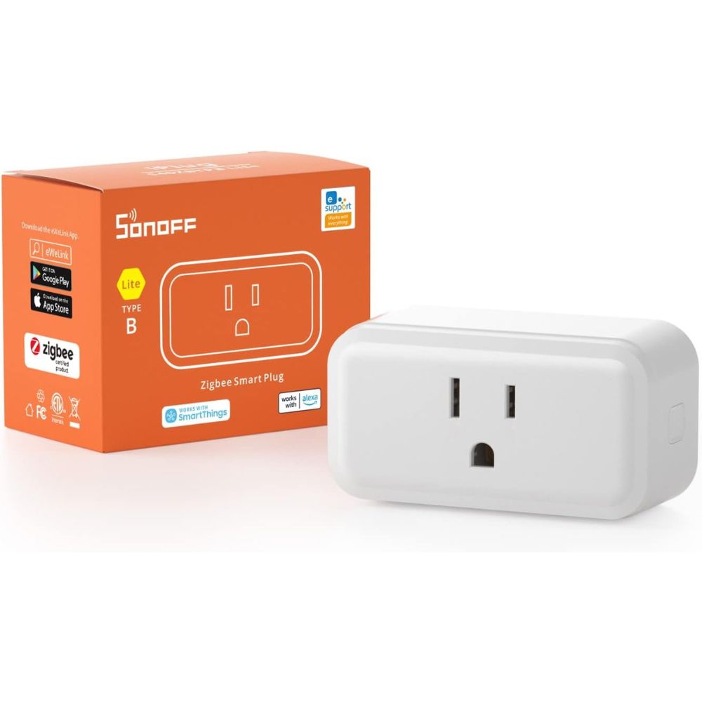 Enchufe Inteligente Zigbee Sonoff S40ZB TPB Lite Alexa Wifi Blanco
