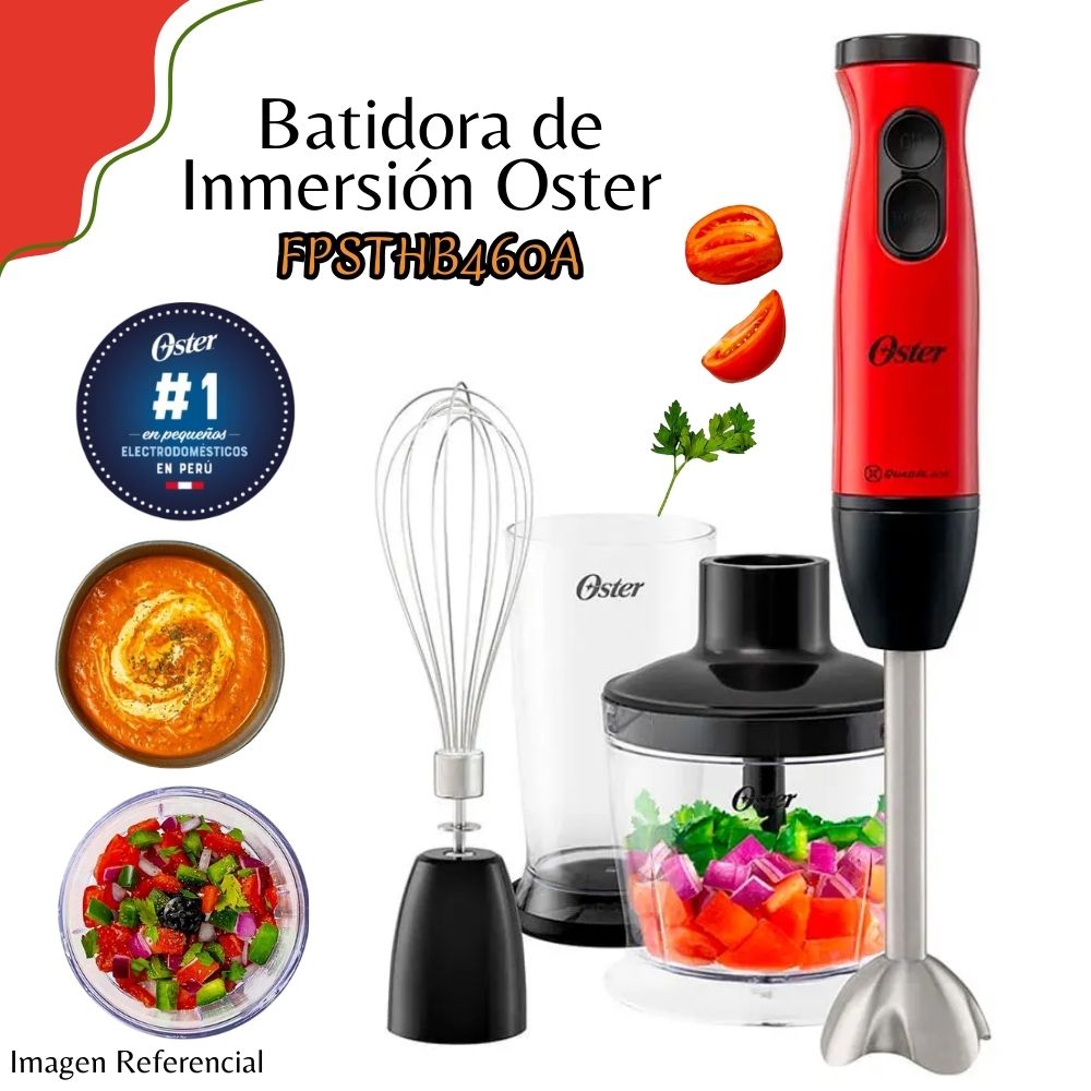 BATIDORA DE INMERSION OSTER DE ACERO INOXIDABLE FPSTHB460A