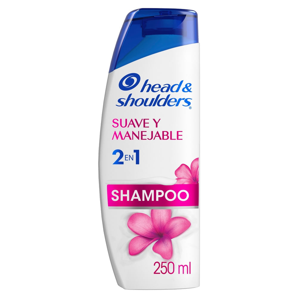 Shampoo HEAD & SHOULDERS Suave y Manejable 2 en 1 Frasco 250ml Shampoo HEAD & SHOULDERS Suave y Manejable 2 en 1 Frasco 250ml