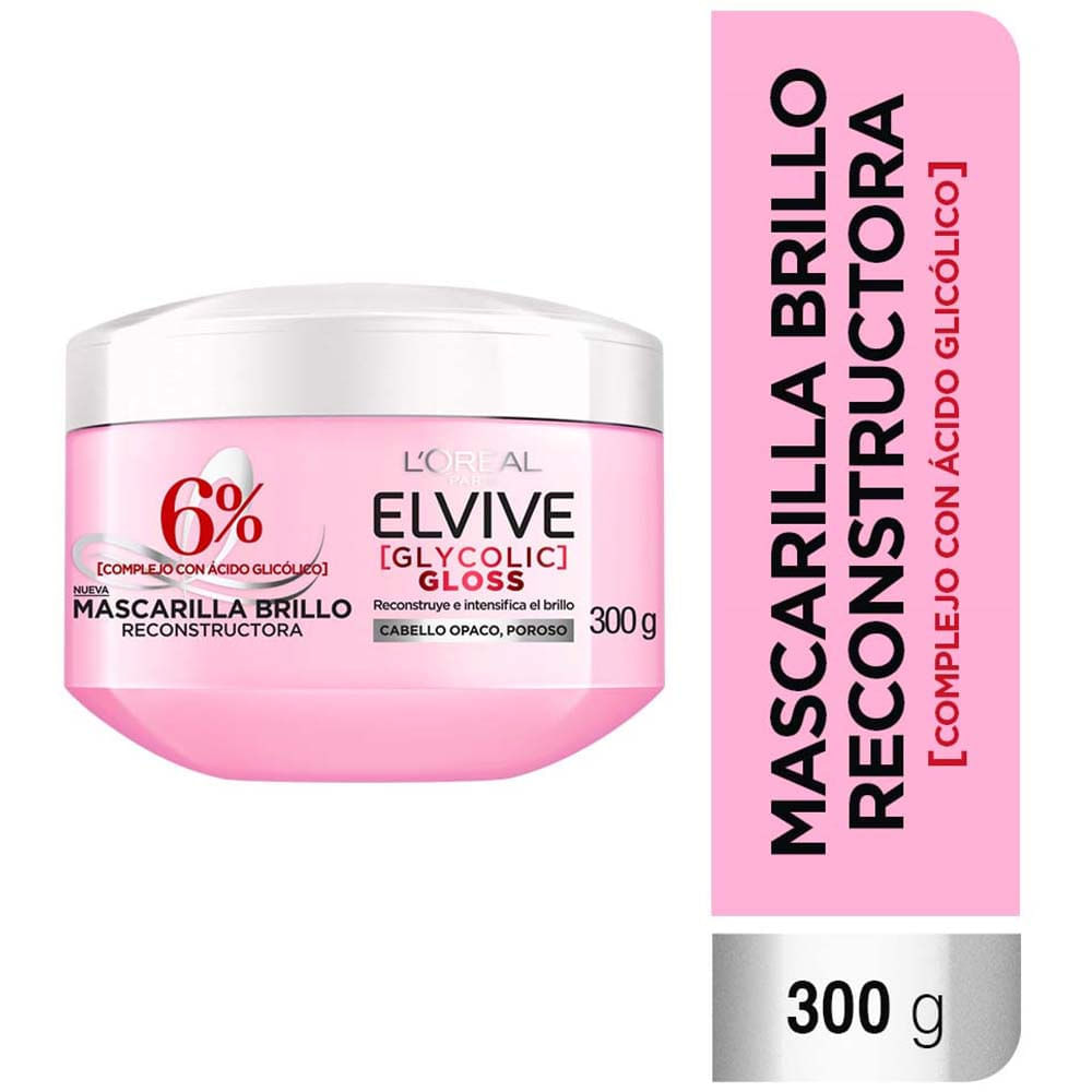 Crema de Tratamiento ELVIVE Glycolic Frasco 300g Crema de Tratamiento ELVIVE Glycolic Frasco 300g