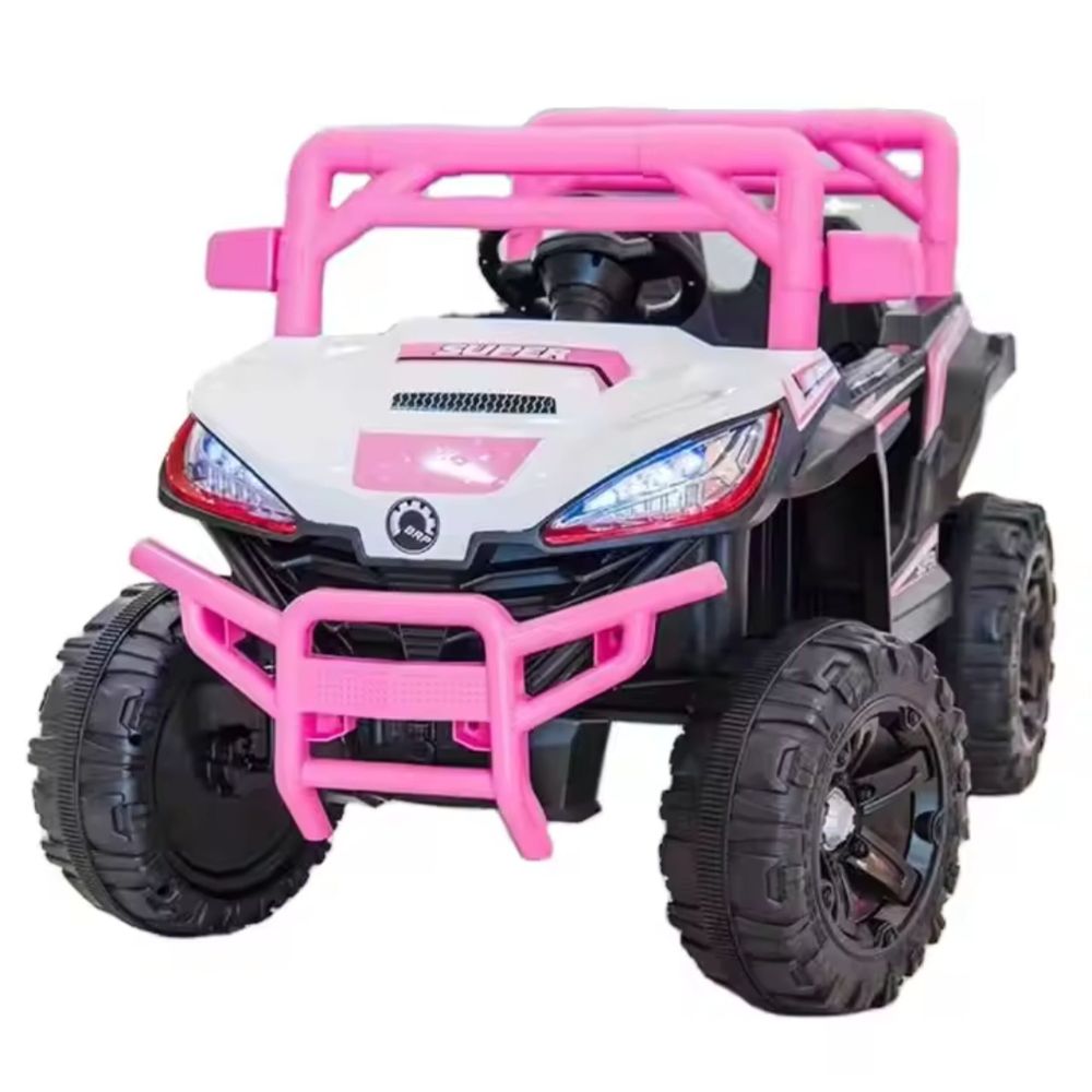 Camioneta Todo Terreno llantas EVA - GOMA  con luces LED  musical USB bluetooth  Aplicativo