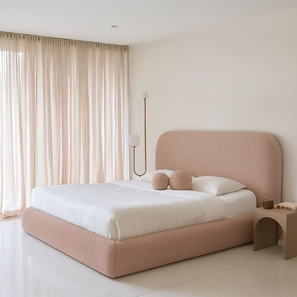 CAMA BOX TARIMA NUDEDE QUEEN ROSA CAMA BOX TARIMA NUDEDE QUEEN ROSA
