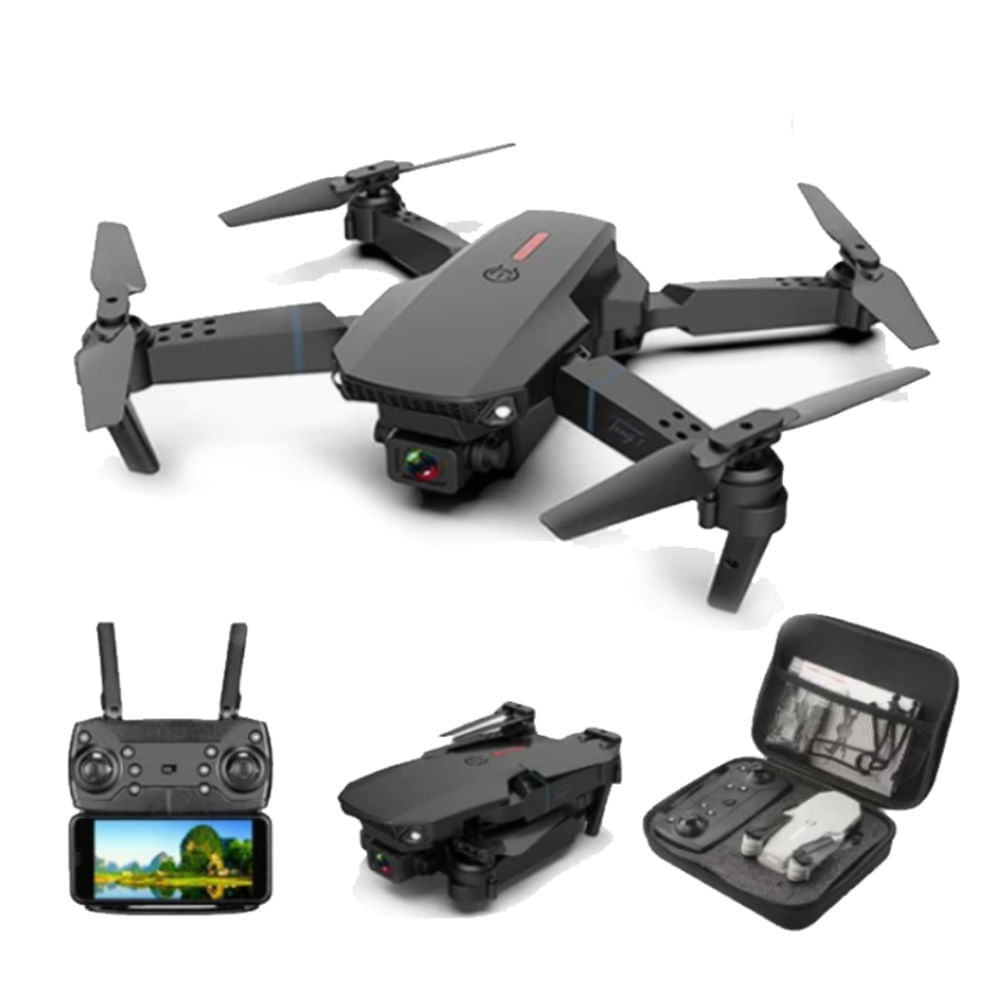 Dron Plegable E88 Pro con Cámara y Control Remoto