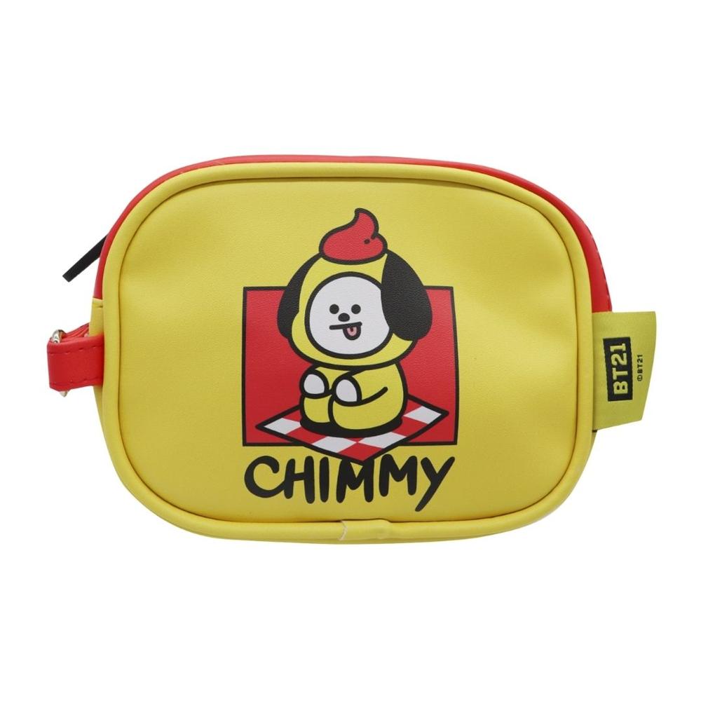 Neceser BT21 Chimmy Line Friends Diseño KPop Kawaii 14x10x2.5 cm