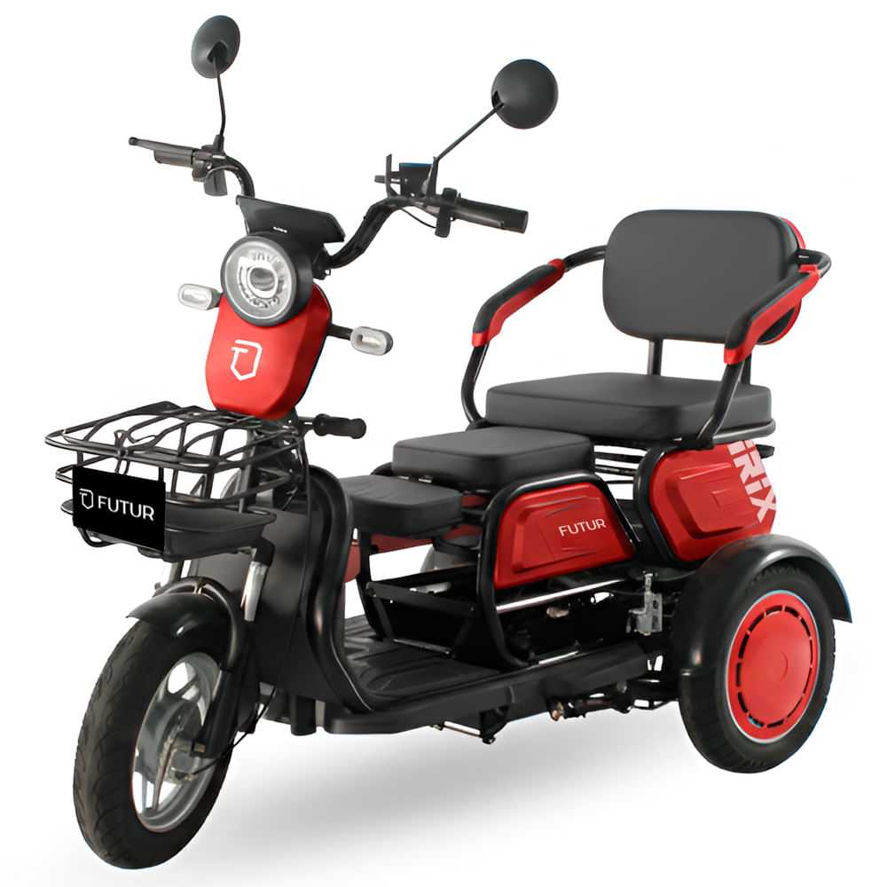 Trimoto Electrica Irix Rojo Jam