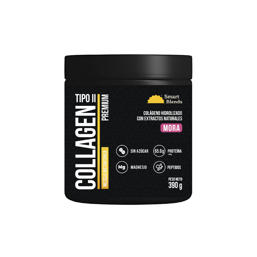 Colágeno Premium Tipo 2 Mora Smart Blends 390g