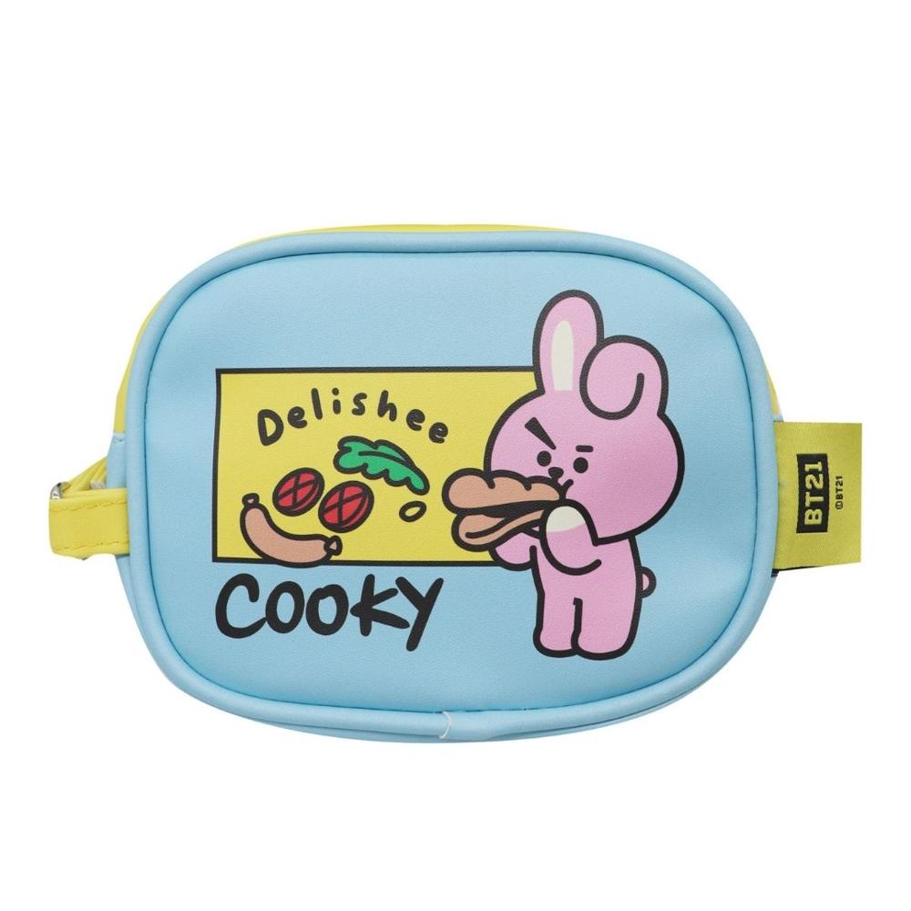 Neceser BT21 Cooky Line Friends Diseño KPop Kawaii 14x10x2.5 cm