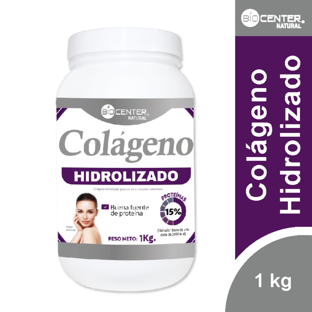 Colágeno hidrolizado Biocenter Natural x 1 kg