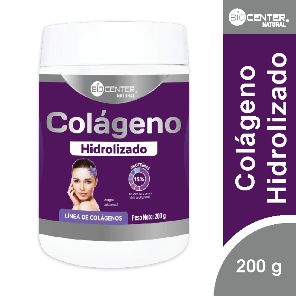 Colágeno hidrolizado Biocenter Natural x 200 g