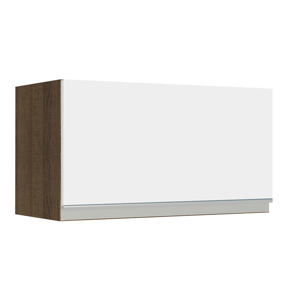 Alacena de Cocina 1 Puerta Abatible Glamy 60 cm - Marrón Blanco Alacena de Cocina 1 Puerta Abatible Glamy 60 cm - Marrón Blanco
