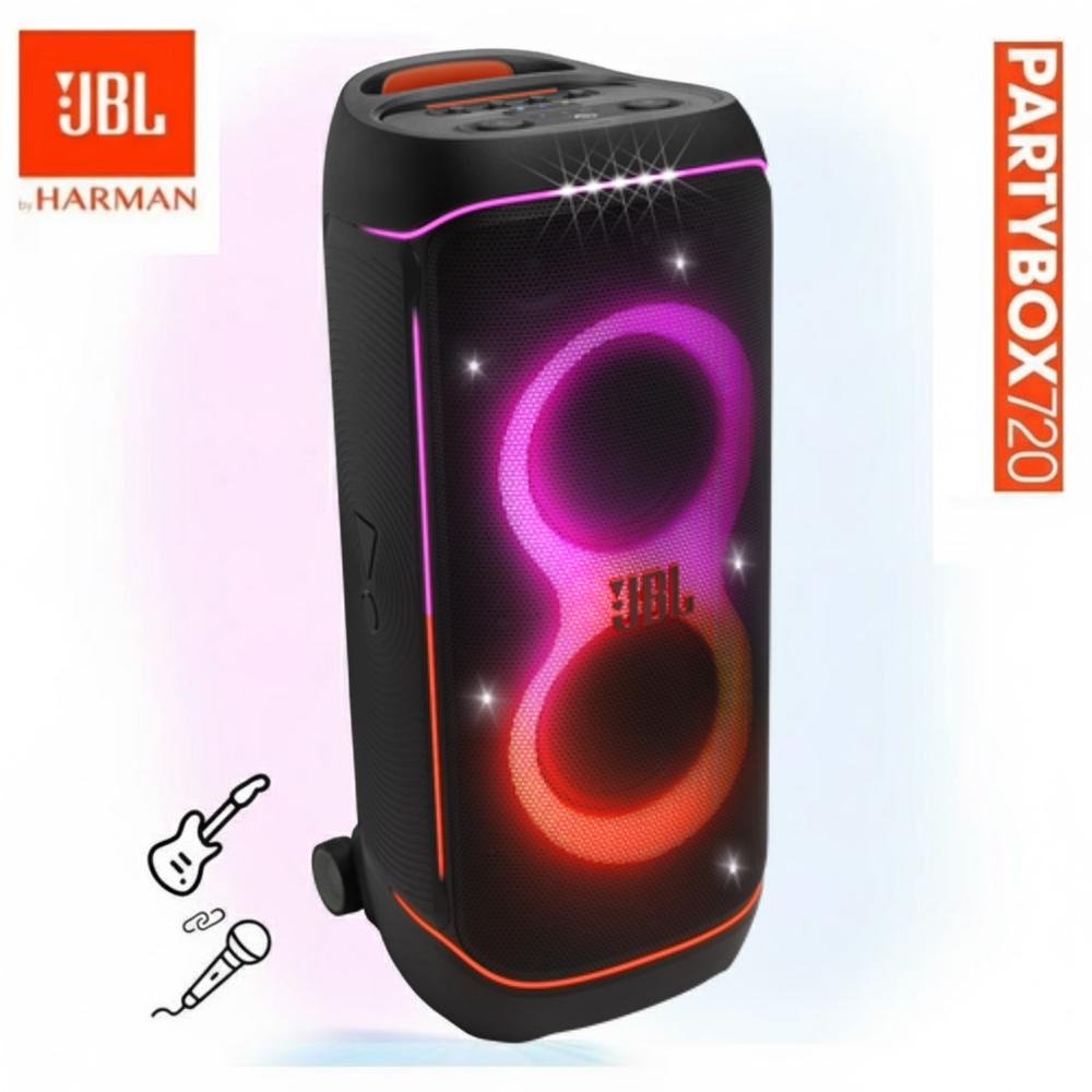 Parlante Bluetooth JBL PartyBox 720 800W Portatil IPX4 15Hrs Negro