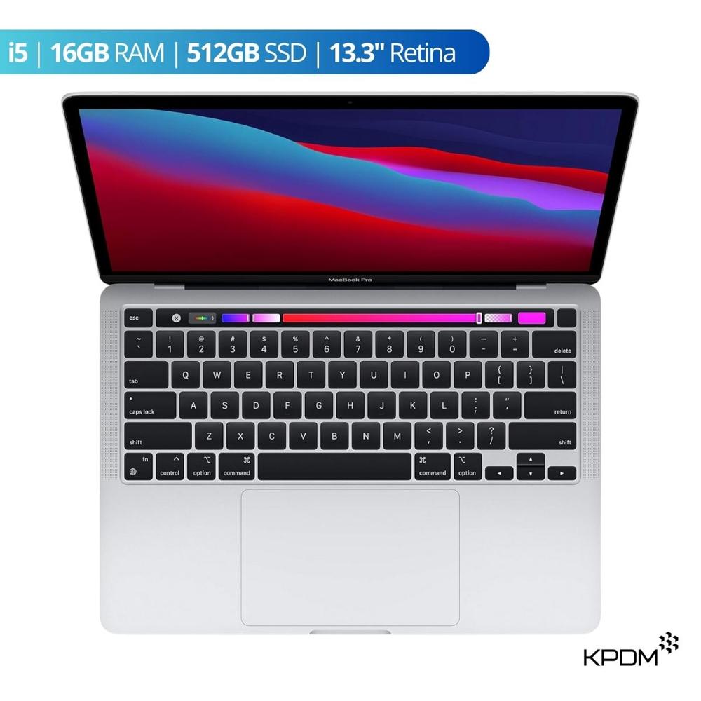 LAPTOP MACBOOK PRO 2019 TOUCH BAR i5 16GB 512GB 13.3"" PLATEADO GRADO A REACONDICIONADO