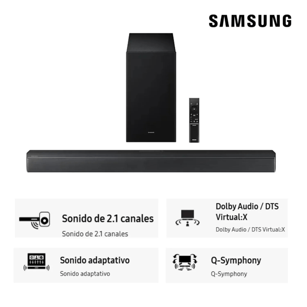Soundbar Samsung Bluetooth 2.1 CH HW-B450F