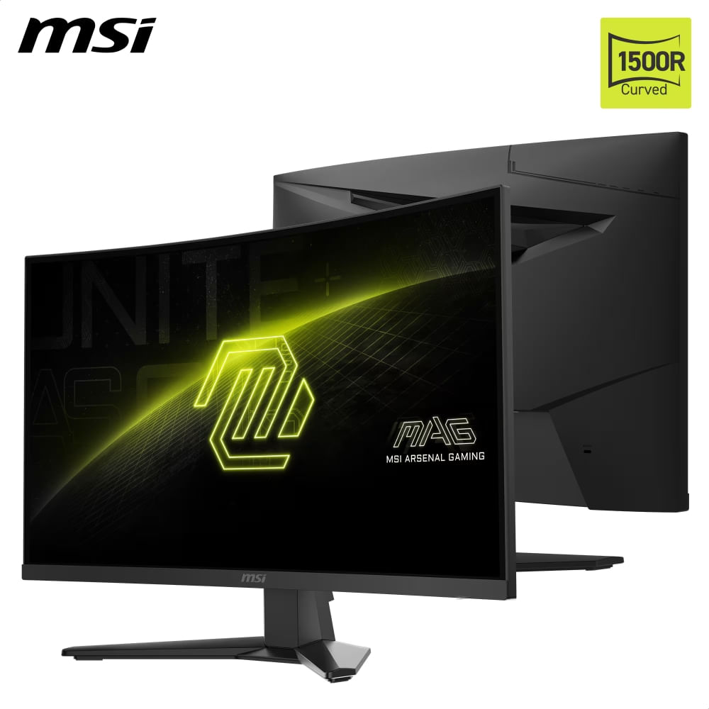 Monitor curvo MSI MAG275CQFE18 de 27 QHD 180Hz y 05ms para gaming y multimedia
