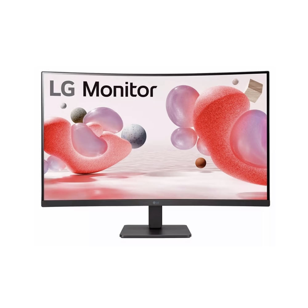 Monitor LG 32MR50C 315 FHD VA 100Hz  Conexiones HDMI y VGA  para gaming y trabajo