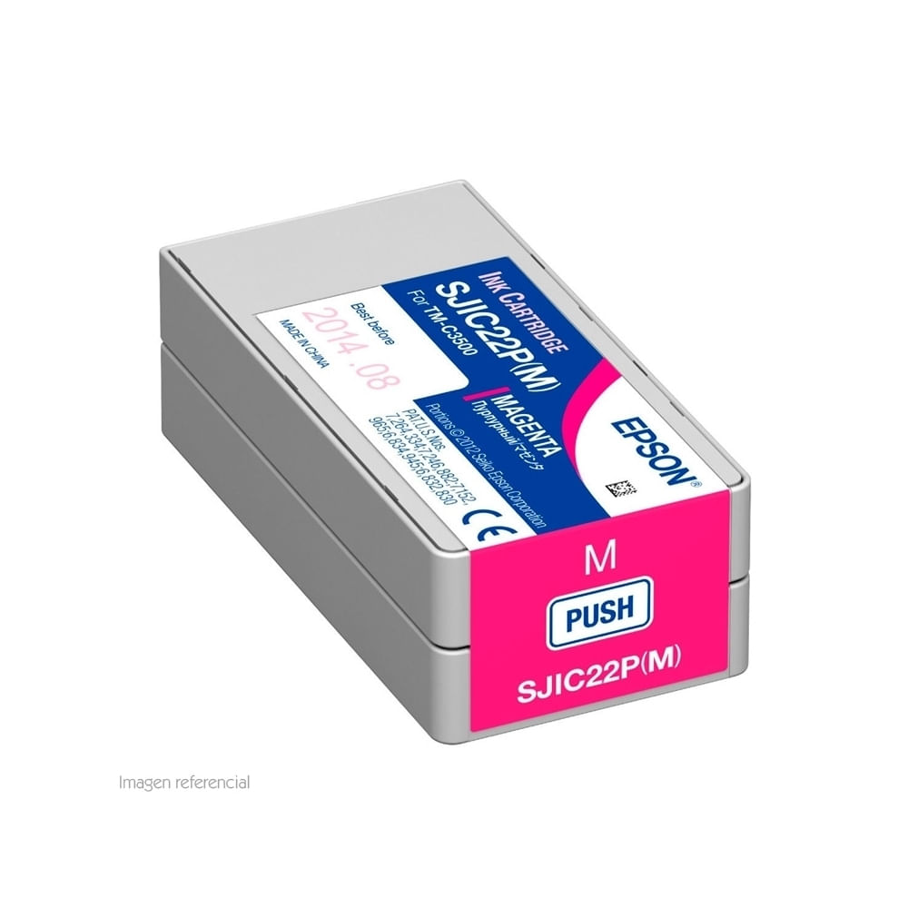 Cartucho de tinta Epson magenta para impresoras TMC3500 Alta calidad y rendimiento superior