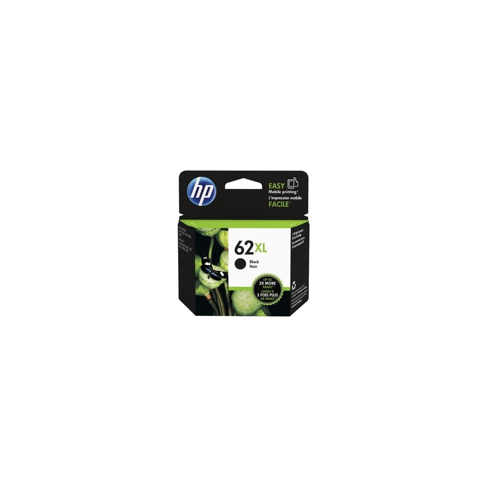 Cartucho de Tinta HP 62XL Negro Original para Impresoras Rinde 600 Páginas para Oficina
