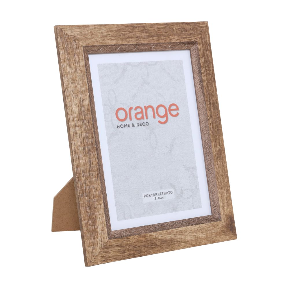 Portarretrato Orange 13x18cm Marrón
