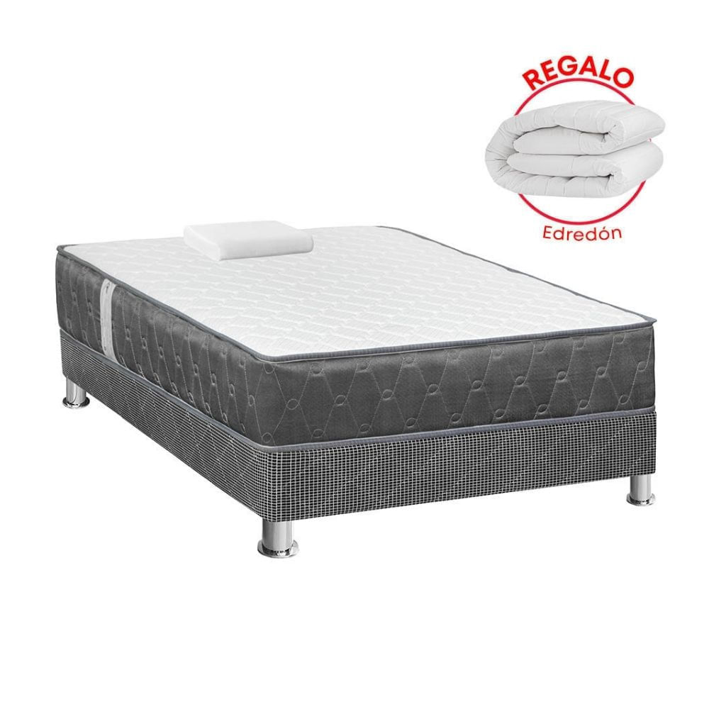 Cama Americana Forli Acqua 1.5 Plazas + Edredón