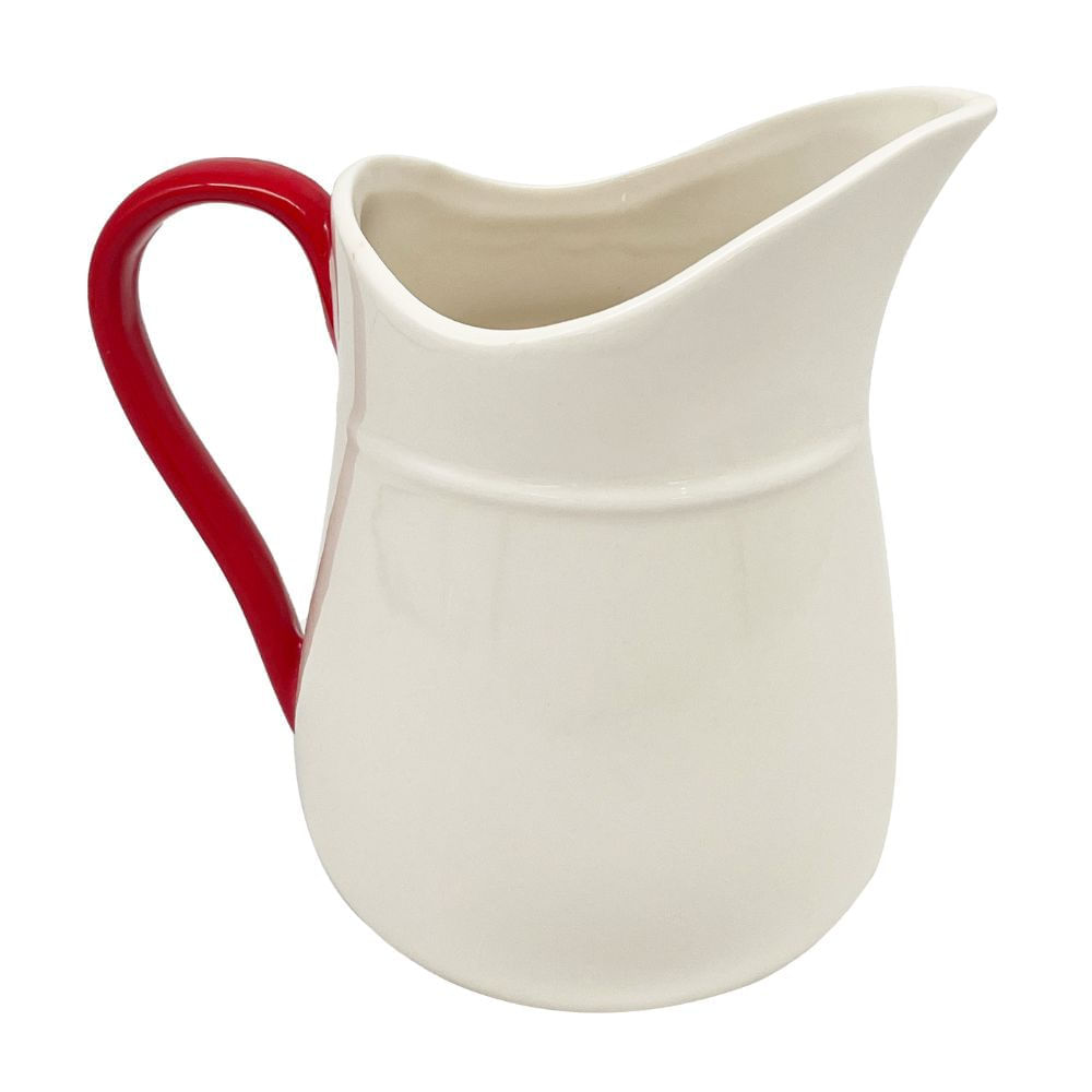 Jarra cremera 14cm cerámica borde Rojo Top Chef Orange