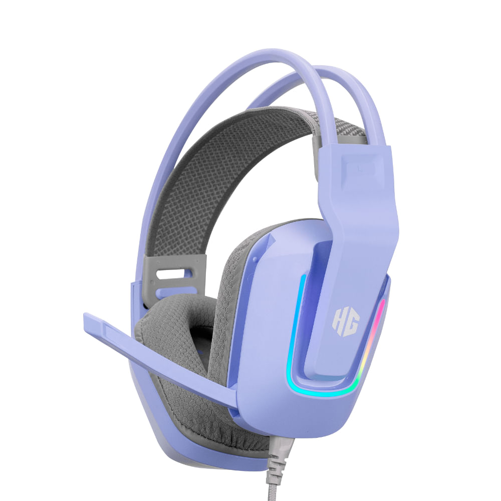 Audífonos Gamer Halion Ha-H553 Hades Morado